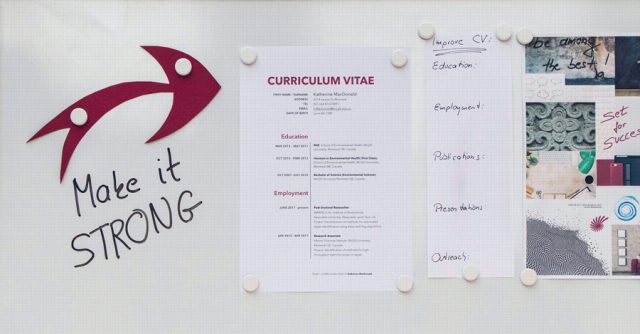 Academic-CV-on-whiteboard